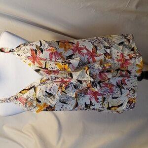 Banana Republic Ruffle Fall Top SZ LG